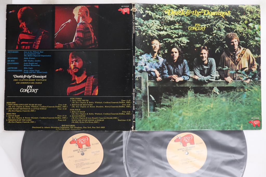 LP Record DEREK & THE DOMINOS - In Concert SO28800 RSO 1973 US Rock Used