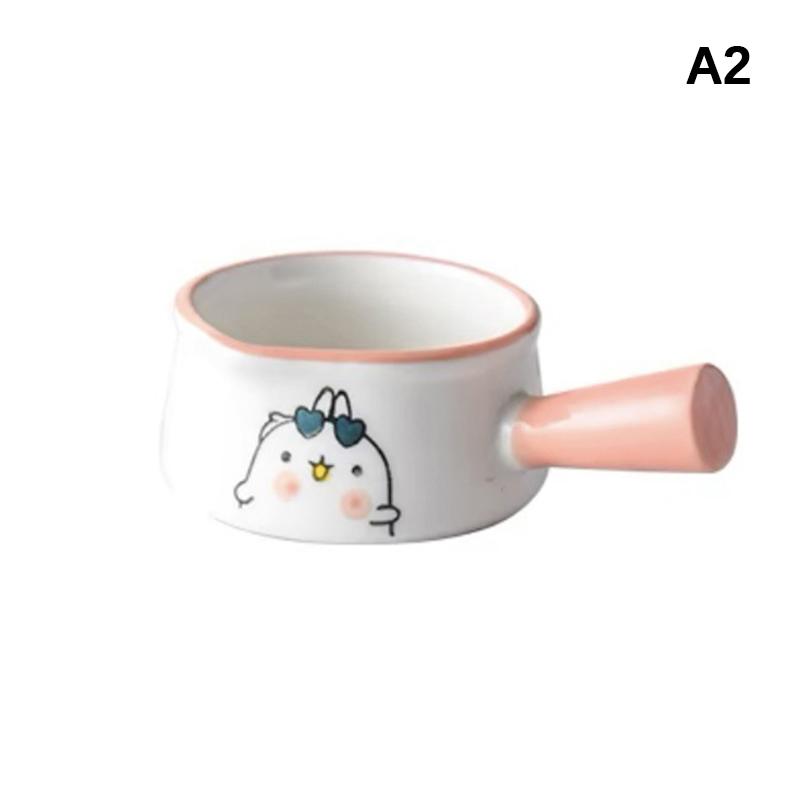 Мини керамическая чашка для молока, кувшин для сливок, многофункциональная тарелка для приправ, маленький кофейник, уксус, соус с ручкой