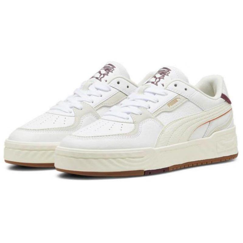 PUMA CA Pro Ripple Retro Cushioned Durable Low Skate Shoes Unisex White 395773-05