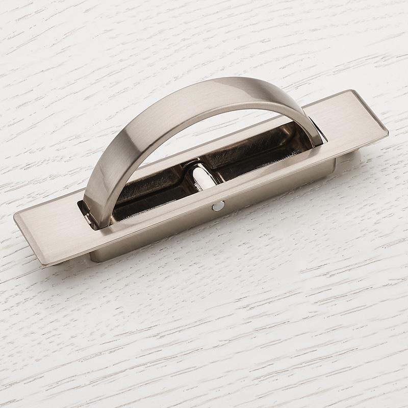 Скрытые дверные ручки с татами, утопленные ручки из цинкового сплава, напольные ручки для шкафа