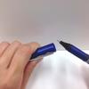 Pentel Gel Ink EnerGel Euro Ballpoint Blue 10 Pens Pen, 0.35mm, Barrel, BLN23-A, Black,