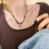 Винтажное китайское ожерелье с подвеской в виде льва из бисера для женщин и мужчин, цепочка на ключицу для пары в стиле панк, аксессуары в этническом стиле