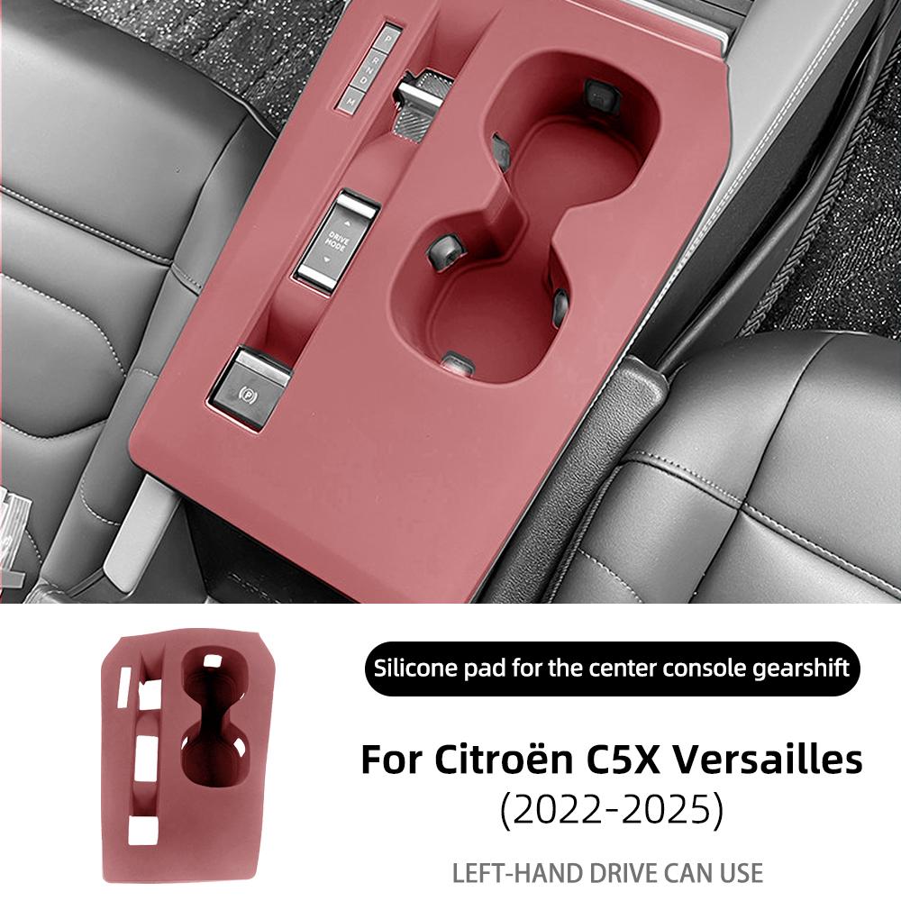Silicone Center Console Gear Shift Mat for Citroen C5 X 2022-2025 LHD - Interior Moulding