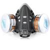 Многоразовая защитная маска с набором фильтров, угольный респиратор для покраски от газа/пыли/органических паров/запахов/дыма/опилок/асбеста