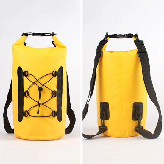 Водонепроницаемый сухой мешок 15 л, большая вместимость, хорошая герметичность, регулируемый быстросъемный, износостойкий, плавающий, водонепроницаемый, мешок для хранения сухого рюкзака