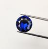 Красивый цвет блока D, размер кольца: синий циркон, натуральный граненый камень из циркона, лот из циркона овальной формы.