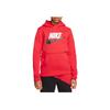 Nike Sportswear Kids Club Fleece Pullover Hoodie University Red Kids Streetwear CJ7861-657