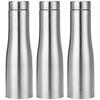 Изогнутая бутылка для воды из нержавеющей стали, набор из 3 шт., 1 литр каждая