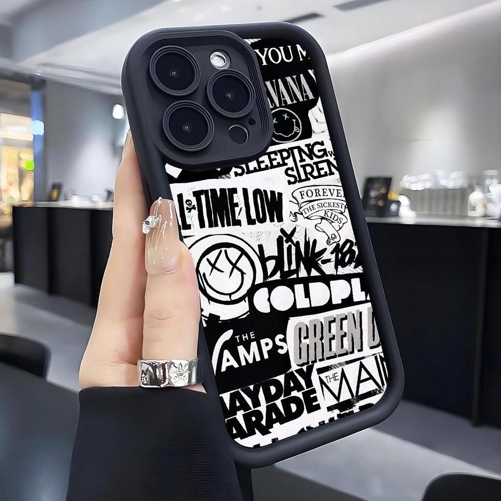 Мультяшная Черная Пазловая Лестница Защитный Чехол для iPhone 14/15/16/17 Pro Max