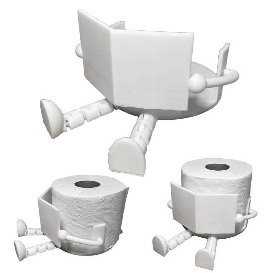 Держатель для салфеток № 67 в форме сидячего элемента, стойка для бумажных полотенец, простая установка, органайзер для ванной комнаты.