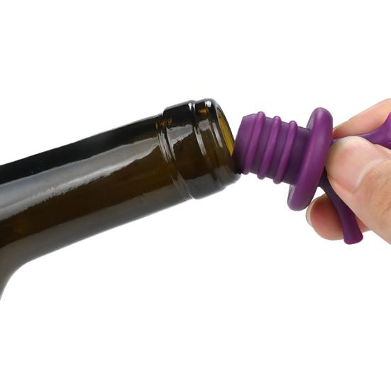 Прекрасная маленькая красная птичка Силиконовая пробка для бутылки вина/шампанского Герметичная верхняя крышка