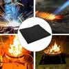 Black Carbon Fiber Felt Fireproof Torch Shield Mat  for Insulation Welding