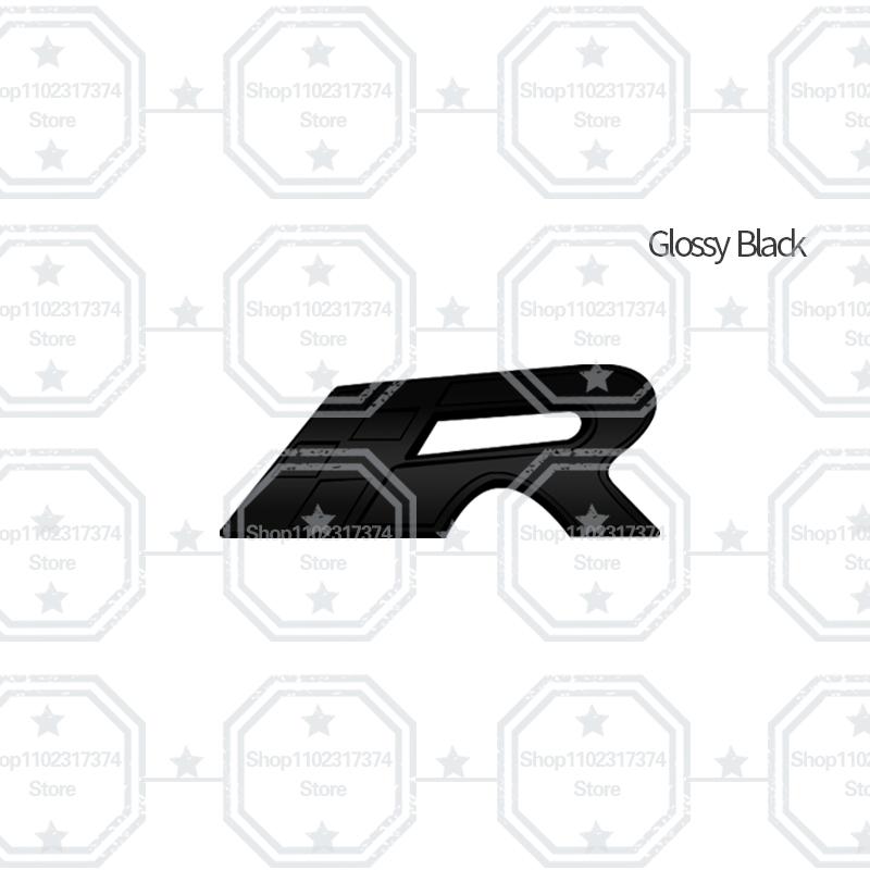 gycsn9 3D R Front Grill Emblem Metal Car Side Badge Decoration Rear Trunk Sticker For 300 LEON 5f IBIZA 6j ATECA Race Flag