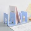 Книжная полка из разноцветного акрила с четырьмя колоннами: Прозрачная стойка для хранения офисных и студенческих настольных принадлежностей