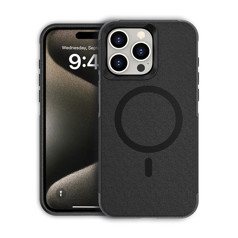 Кейс BOX Two-Defense MagSafe Магнитный для iPhone 12-17: Защита от падений и пыли