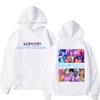 Худи K-Pop Охотники на Демонов Мужское Женское Харадзюку С Длинным Рукавом Свитшот Модный Унисекс С Капюшоном Подростковый Спортивная Одежда Тренды