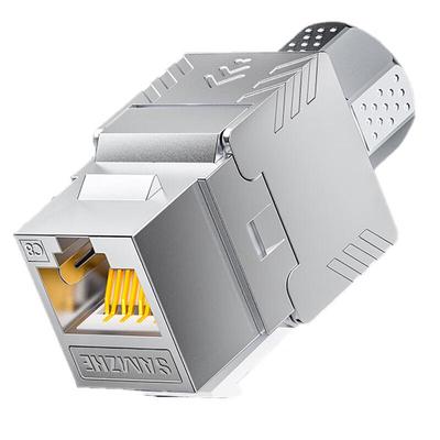 SAMZHE Экранированный Keystone Jack CAT8 без инструментальной заделки