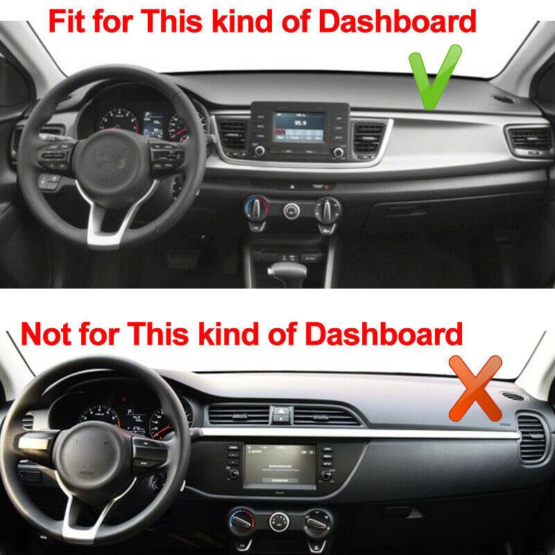 Для Kia STONIC 2017 2018 2024 Коврик-чехол на панель автомобиля Коврик-подкладка Dashmat Солнцезащитный Ковер-защита Аксессуары