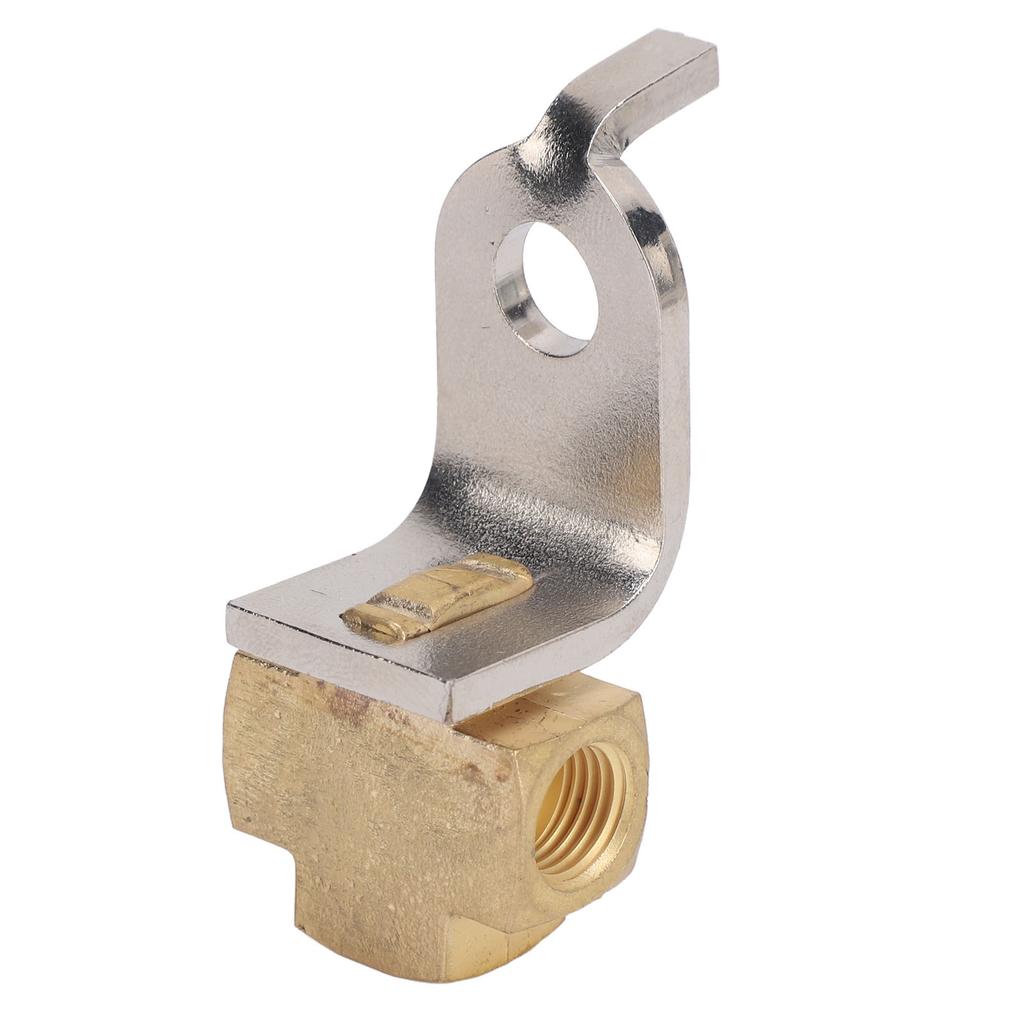 3 Way Brake Line Tee with Mounting Bracket 3 8in‑24 Threads Ports Inverted Flare Fittings for 3 16 Inch Tube