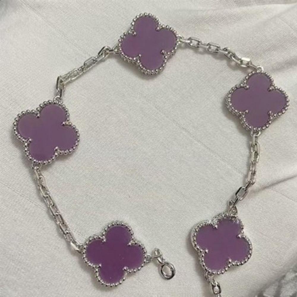 Высококачественный браслет из красного халцедона с лазерной гравировкой «Четырехлистный клевер» и «Пятицветник», из розового золота 18 карат, ювелирное изделие класса люкс, подарок для девушки