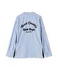 Schott NYC LS Bowling Shirt "Finest Quality Built Tough" / 782-4120004 Men's Small 391 Sax