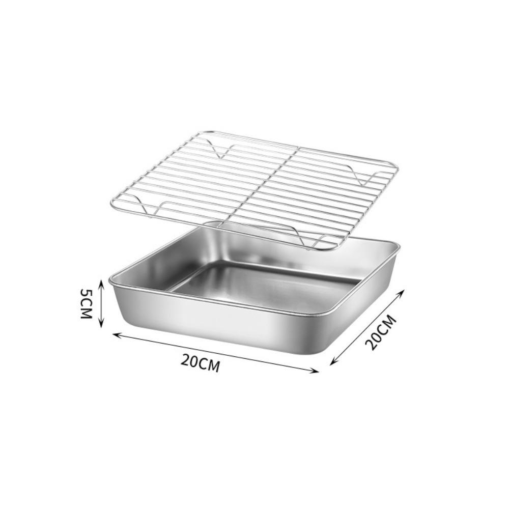 Противень для выпечки из нержавеющей стали 304 Инструменты для выпечки Решетка для охлаждения Высокое качество Поддон для барбекю Духовка