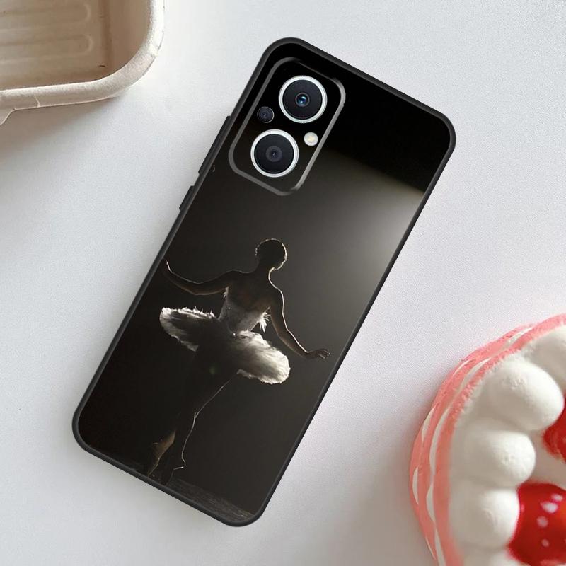 Чехол для танцора балета, балерины, для OPPO Reno 11F 8T 4Z 5Z 4 6 7 8 5 Lite 10 Pro, OPPO Find X2 X3 Lite X5 X6 Pro, Крышка