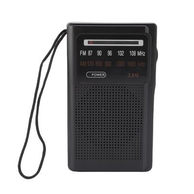 Портативное AM FM радио с чистым качеством звука и длительным временем работы от батареи, карманное радио для путешествий и активного отдыха