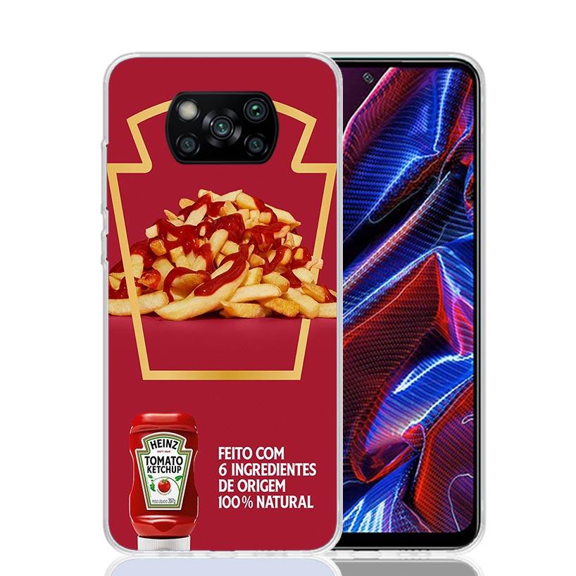 Чехол для телефона Lamb Heinz Tomato Ketchup для Xiaomi Poco X7 X6 X5 Pro F7 Ultra Redmi 15C 15 13 13C 12 12C 10 10A 10C 9 9A 9C 9T