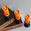 1PC Halloween Lights LED Candle Pumpkin Candlestick Lamp Desktop Ornaments Halloween Party Decoration Horror Props