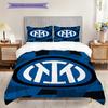 Inter Milan Legacy: Blue Passion Bedding (1 * duvet cover + 2 * pillowcase, without core) Soft and comfortable Christmas birthday gift