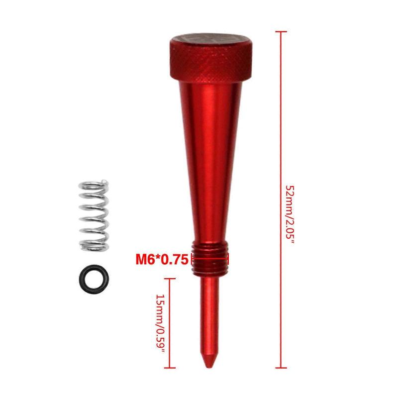 Совместим с карбюраторами Mikuni TM32/34/36/38/39/41, модифицированный удлиненный винт регулировки смеси воздух-топливо, холостого хода, пилот, синий