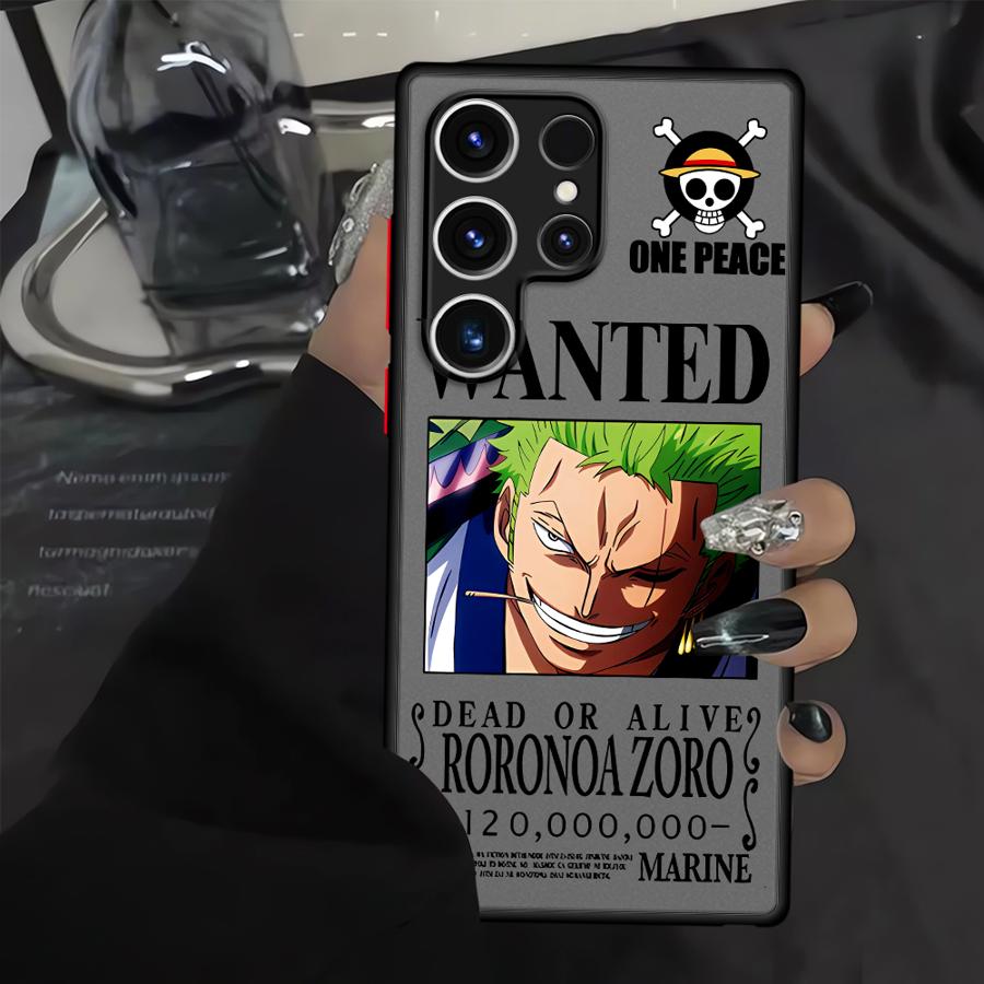 Anime One Piece Luffy Back Phone Cover Case for Samsung Galaxy S24 FE S20 S10 S21 S22 Plus S23 Ultra S9 S25 Edge