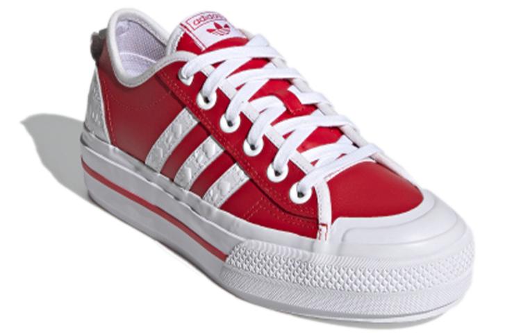 adidas Женские Nizza Rf Platform 'С тиснением в виде сердца - Алый' Женские FZ1841