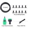 10m Grey Drip Irrigation Set with 10 Nozzle Micro Spray for Cooling and Moisturizing