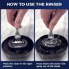 Manual Razor Rinser Cleaner No Electricity Required Shaver Storage Rack  For Most Hand Shavers