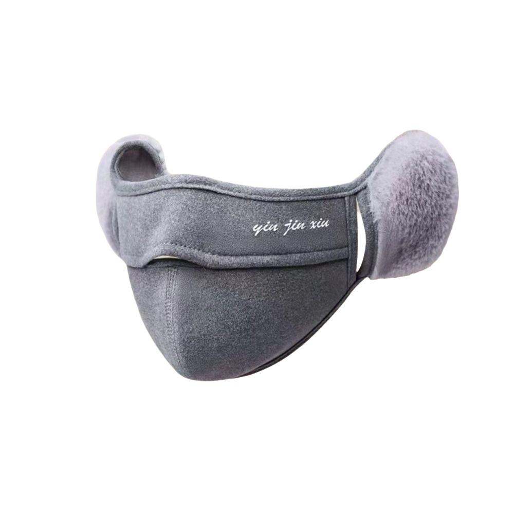 Autumn and Winter Thermal Earmuffs Mask Plush Cycling Earflap New Fleece Winter Mask