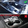Carbon Fiber Center Console Gear Shift Panel Cover For Hyundai Santa Cruz +