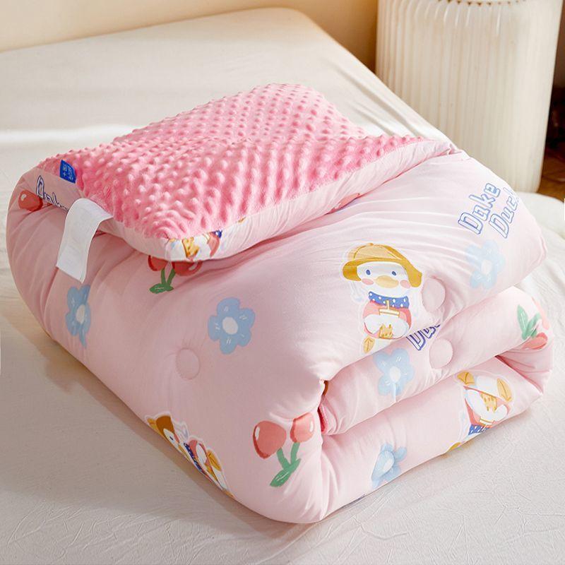 Новинка 2023 года, вязаное хлопковое детское одеяло класса A для матери и ребенка, одеяло для детского сада, обеденного перерыва, одеяло для домашнего общежития