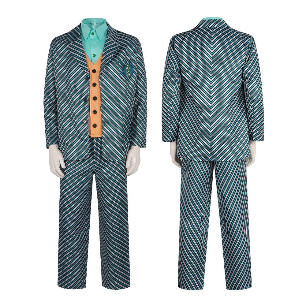 Film Wicked Cosplay Heksen Kostuum Elphaba Nessarose Mohamed Pfannee Cosplay Mannen Vrouwen Gestreept Schooluniform Set Dagelijk