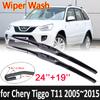 Для Chery Tiggo T11 2005 ~ 2015 2006 2007 2008 2009 2010 2011 2012 дворники лобового стекла автомобиля щетка стеклоочистителя автомобиля