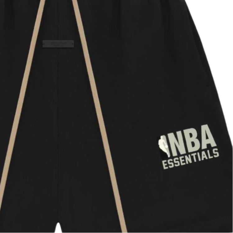 Fear of God Essentials X NBA Шорты-джоггеры Черные Мужские Низ 160AL244101F