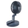 Desktop Folding Fan 3 Speeds USB Rechargeable Punch Free Electric Desktop Oscillating Fan for Home