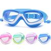 Professional Swimming Goggles Kids Swimming Glasses with Earplugs Anti-Fog UV Silicone Waterproof Swimming Eyewear for Children