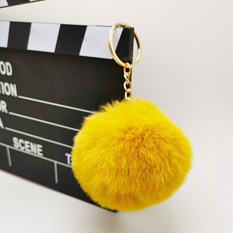 Плюшевый шарик-подвеска в виде кролика 8 см Женский багаж Плюшевый брелок-подвеска Аксессуары для сумки Подарки