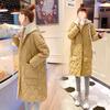 Winter Hooded Jacket Long Sleeve Quilted Super Parka Mid-length Cotton Jacket Korean Fashion Coats Warm Snowsuit