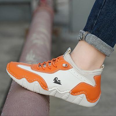 Новый дизайн 2025 Ботильоны Мадам Уличная Повседневная Кожаная Обувь Дышащие Удобные Осенние Горячо Продаваемые Кроссовки на Плоской Подошве