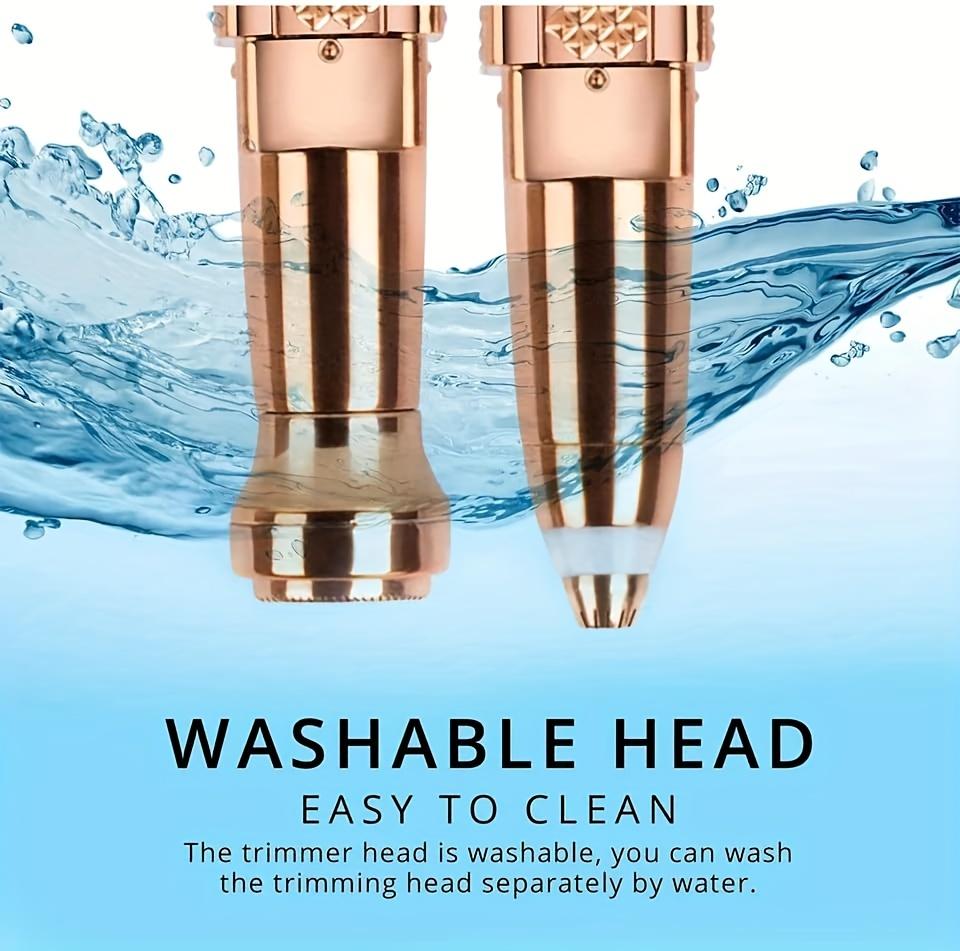 4 в 1 электробритва для лица для женщин, эпилятор для всего тела, перезаряжаемый триммер для волос в бикини, бровей, носа