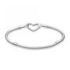Pandora Moments Heart Closer Snake Chain Bracelet 599539c00