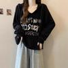 Women's Designer Hooded Drop Shoulder Sweatshirt - Slimming Plus Size, Slightly Overweight, Ribbed Base Layer for 2025 Autumn/Winter